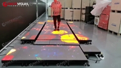 مسرح الرقص التفاعلي الإبداعي #leddancefloor #leddisplay #interactive