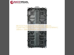 شاشة LED احترافية للإيجار IRA P2.97 - شاشة فائقة الوضوح 600 شمعة | معدل تحديث فائق الاستجابة 7680 هرتز | إعداد معياري 500 مم × 1000 مم