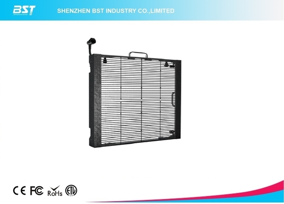 عازل للرياح في الهواء الطلق الإيجار الشفاف شاشة LED مساحة الكاميرا 10mm LED Display