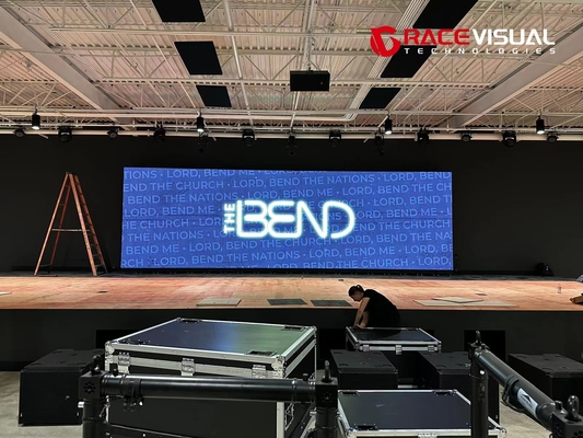 لوحة فيديو LED من سلسلة IRB مع بطاقة استقبال A8S Plus ومعدل تحديث عالي 7680HZ للإيجار الداخلي والمرحلة