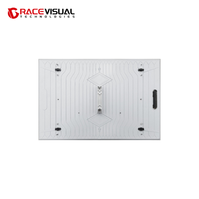 شاشة إعلانية LED P5.7 رقيقة للغاية ضوء عالية توفير الطاقة التبديد الحراري الأبيض التصميم الصيانة الأمامية / الخلفية