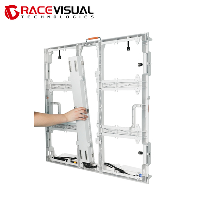 سلسلة OA 6000nits/10000nits تركيب ثابت في الهواء الطلق P5.7 960x960mm LED Display تصميم حبل الأمان