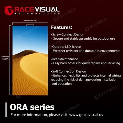 7680 هرتز Ultra-High Refresh Rate Panel لسلسلة ORA متاحة في 500 × 1000mm و 500 × 500mm