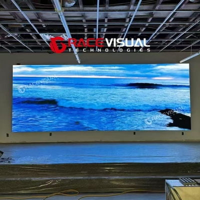 خدمة الأمام 640mm X 480mm الشاشة الداخلية المثبتة على الحائط P1.25/1.538/1.86/2.5mm مساحة البكسل