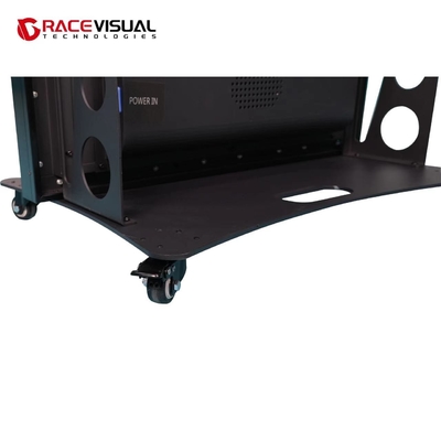 سلسلة IP P1.86, P2.5mm l-Poster 640x 1920mm, 3840Hz معدل تحديث عالي, التحكم بالواي فاي, شاشة LED داخلية مع قاعدة عجلات