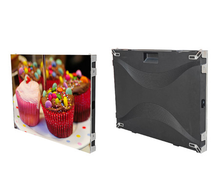 640X480mm P2.5 عرض LED ثابت داخلي تصميم وحدة مغناطيسية 7680 هرتز معدل تحديث عالي للشاشة التجارية الداخلية