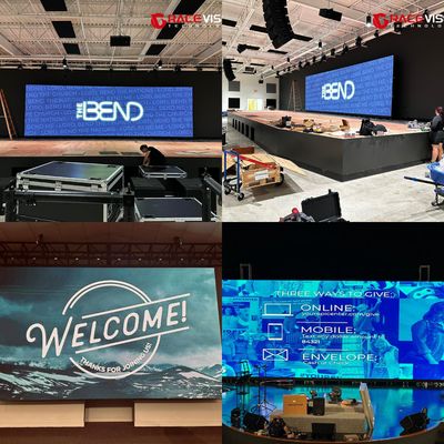 نظام شاشة LED للإيجار الاحترافي من سلسلة IRA P3.9 سطوع عالي 600 شمعة | معدل تحديث فائق السلاسة 7680 هرتز | تصميم معياري 500 × 1000 مم