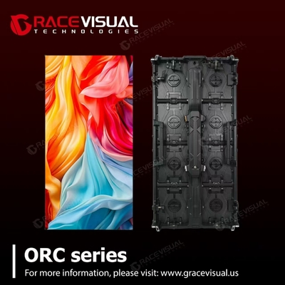 7680 هرتز معدل تحديث سلسلة ORC P3.9 لوحة LED للإيجار في الهواء الطلق 10.4 كجم وزن اللوحة لتحسين المشاهدة