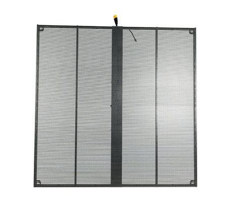 تثبيت داخلي ثابت 1000x1000ملم شاشة LED شفافة مع إطار الألومنيوم ومعدل تحديث عالي 3840 هرتز