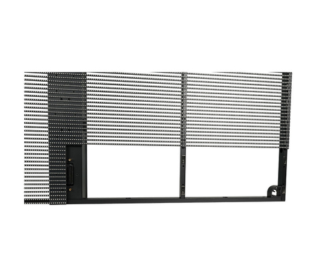 سلسلة TSF P3.9-7.8mm شاشة LED شفافة 1000x1000mm ، معدل تحديث عالي 3840 هرتز ، تثبيت ثابت داخلي قابل للتخصيص ، إطار ألومنيوم