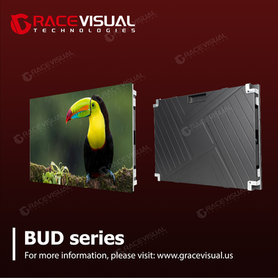سلسلة BUD الداخلية P2.5mm ثابتة LED عرض الجدار 640mmX480mm الخدمة الأمامية