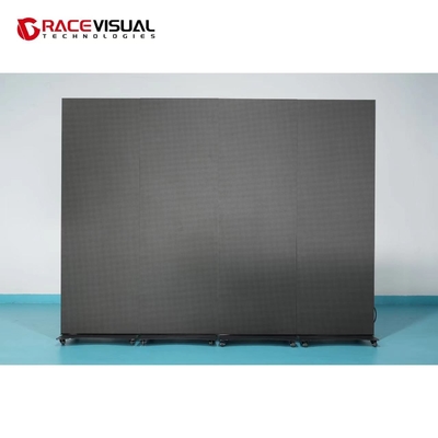 عرض ملصق LED داخلي لسلسلة IP P2.5 (640 × 1920mm) إعادة تحديث عالية ، تحكم WIFI ، قاعدة العجلات المحمولة ، IP40 / IP21