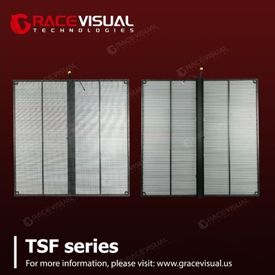 لوحة LED شفافة من سلسلة TSF ذات شفافية عالية وتصميم لوحة رقيقة للغاية