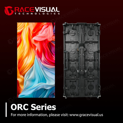 سلسلة ORC-P3.9 التصميم الوحدوي الإعلانية تأجير شاشة عرض LED- 7680 هرتز معدل تحديث عالي + تصميم مقاوم للماء