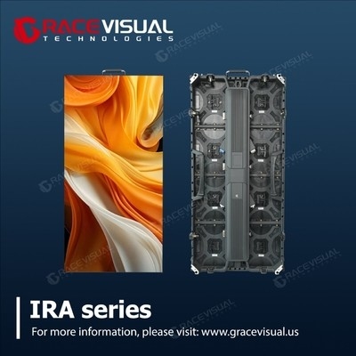 سلسلة IRA P3.91 الإيجار الداخلي ملون كامل 500x1000mm 7680Hz شاشة LED عالية معدل التحديث