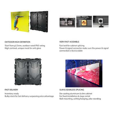 HD القرار الصب الصبغ الألومنيوم LED Panel OBR Series مثالية لللوحات الإعلانية والعلامات الخارجية