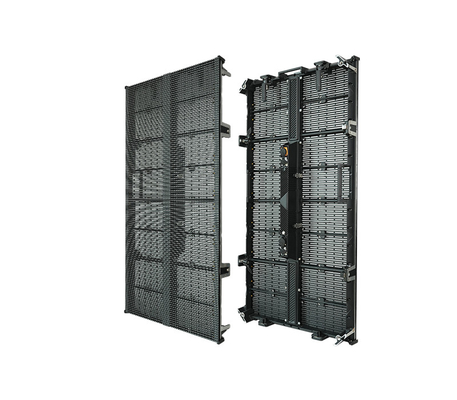 IP65 تصنيف السطوع الشفاف الشاشة LED الأحجام المخصصة الإطار سبائك الألومنيوم أداة خالية من الصيانة معدل تحديث 7680 هرتز
