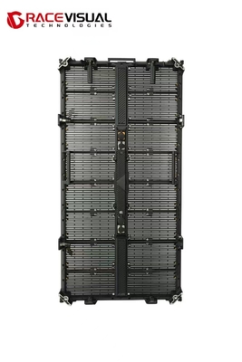 P3.9-7.8mm لوحة شفافة خارجية تصميم لوحة رقيقة للغاية وخفيفة الوزن مع شفافية استثنائية لتجارب بصرية سلسة