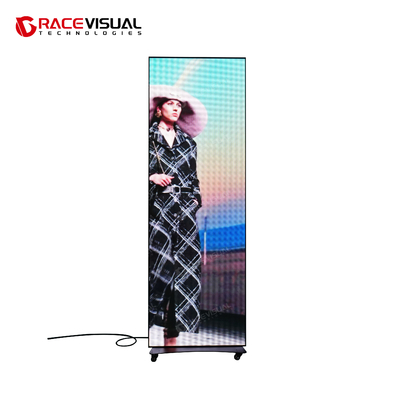 960*1920ملم شاشة عرض ملصق مصدر LED مخصصة الإعلانات الرقمية الداخلية الشاشات الوقوفية P1.86 P2.5 شاشات