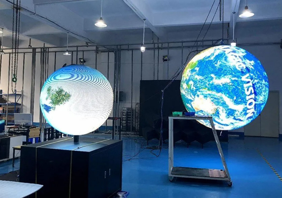 P2.5 P3 شاشة LED الحائط مذهلة شاشات بصرية 360 درجة