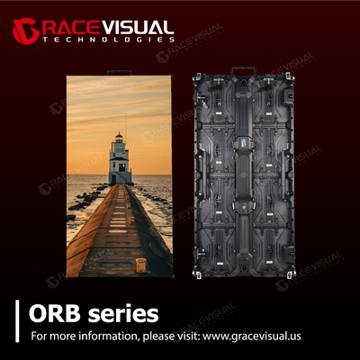 ORB Series Rental LED Video Wall مع 2.6mm 2.9mm 3.9mm و 4.8mm Pixel Pitch يحتوي على 500 × 500 mm و 500 × 1000 mm لوحات مع معدل تحديث 7680Hz و 4500nits