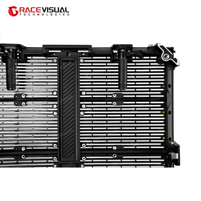 شاشة LED شفافة من سلسلة TSR - P3.9-P7.8 معدل عرض البكسل. أداء إعادة تحديث فائق السوائل 7680 هرتز. 5000 نيت.