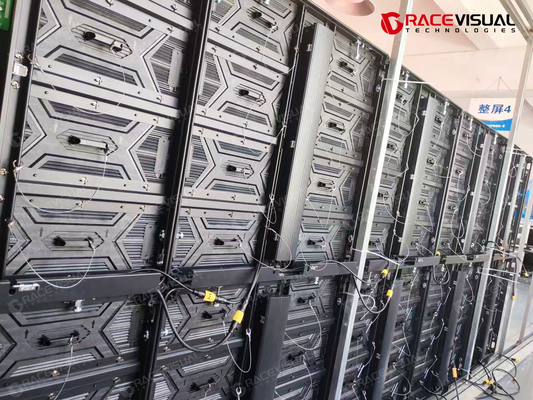 شاشة تأجير LED خارجية 5000 شمعة/متر مربع IP65 من الألومنيوم المصبوب