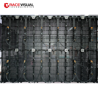 سلسلة TSR P3.9-7.9mm. IP65 تصنيف الوضوح الشفاف الشاشة LED الأحجام المخصصة إطار سبيكة الألومنيوم صيانة خالية من الأدوات معدل تحديث 7680 هرتز