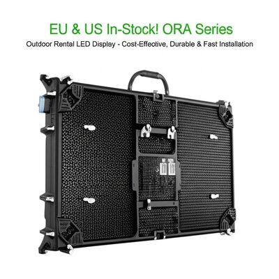 ORA Series Outdoor Rental LED Display with 7680HZ Ultra-High Refresh Rate IP65 & IP56 Protection and Die-Cast Aluminum Cabinet
