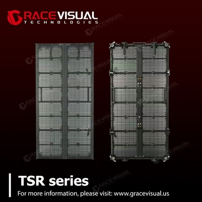 شاشة LED شفافة للاستئجار من سلسلة TS-R P3.9-7.8 لاستخدامها في المناسبات الخارجية